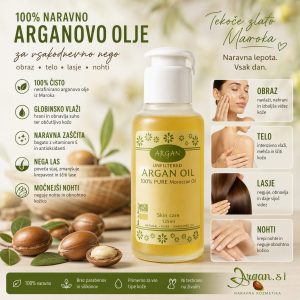 Arganovo olje 125 ml nefiltrirano