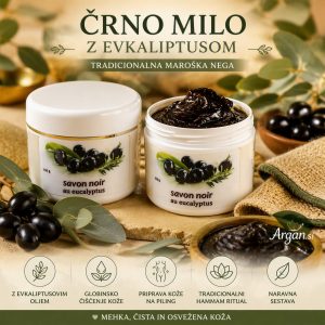 Črno milo z evkaliptusom