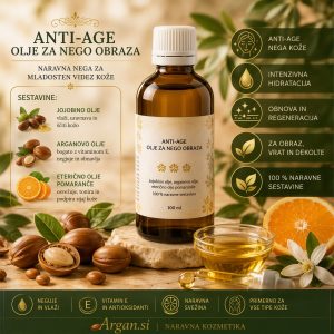 Anti-age olje za nego obraza